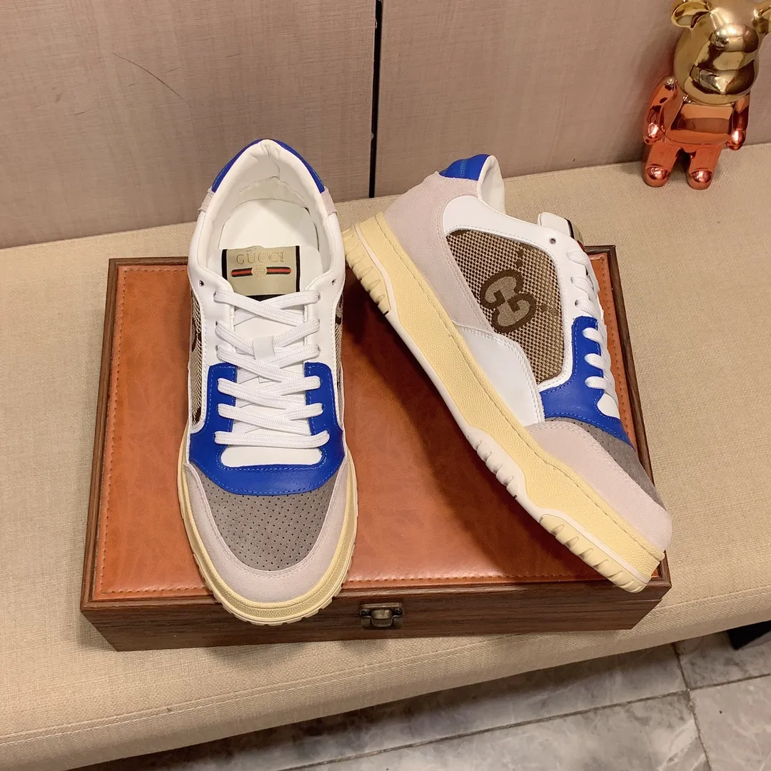 Men's Men's Shoes💰442💰💰🎩🎩[Lightning][Lightning] "GUCCI*" The latest and most popular casual shoes, top brand [Seduce] luxury ~ purchasing agent, top quality ~. [Strong] The upper is made of imported breathable cloth fabric with cowhide material ➕ breathable sheepskin feet (•) and fine workmanship. The original stylish and stylish soft rubber wear-resistant and non-slip outsole is light and comfortable on the feet. The real thing looks better in real photos. No. 013: code: 38-44, 3️⃣ colors selected